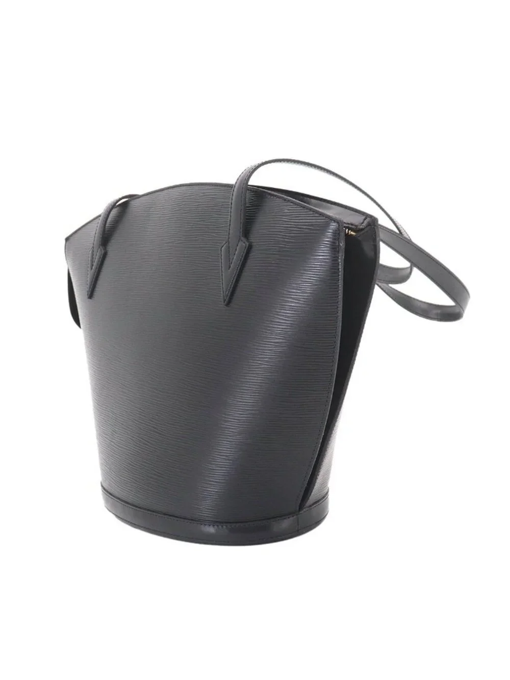 Louis Vuitton Epi Saint Jacques Shopping Tote Leather Noir Black